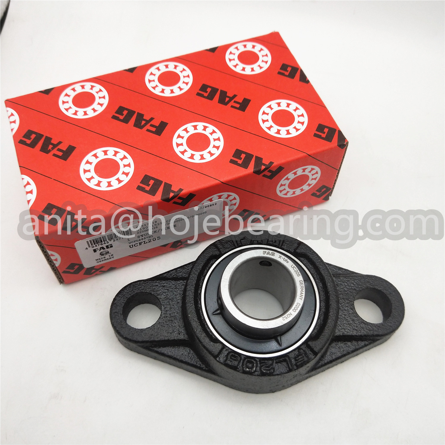 FAG UCFL 205, Cast Iron Housing Oval flanged for Insert Bearing